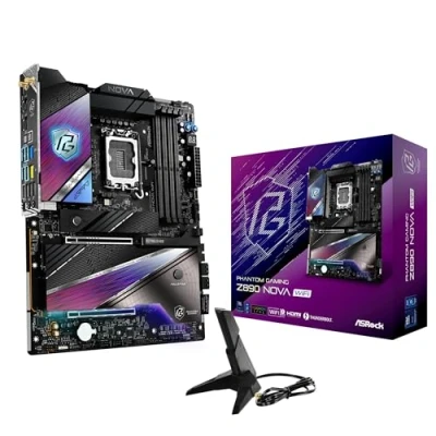 Bild av ASRock Z890 NOVA WIFI Moderkort Intel LGA1851 socket DDR5 RAM ATX