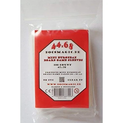 Bild av Docsmagic.de 100 Mini European Board Game Sleeves 47 x 70 Small EU 44 68