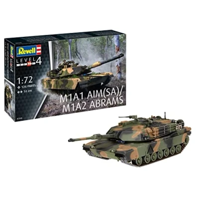 Bild av Revell M1A1 AIM (SA) / M1A2 Abrams, 1/72, 03346