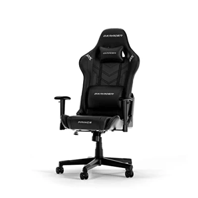 Bild av DXRacer (Orginalet) Prince P132 Gamingstol, Konstläder, Svart, Upp till 185 cm