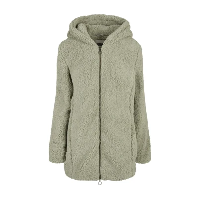 Bild av Urban Classics Ladies Sherpa Jacket Vinterkappa /rock, Storlek: 4XL, Softsalvia