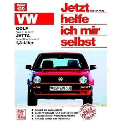 Bild av VW Golf II. Ab August 1983 bis Juli 1992. Jetta Februar 1984 Dezember 1991. 1,3 Liter. Jetzt helfe ich mir selbst: 139