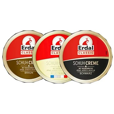 Bild av Erdal Skokräm Classic, färger: Svart, alla färger, brun, 3 x 75 ml, pack värdepaket, brun