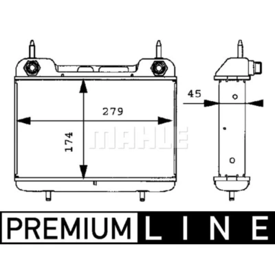 Bild av Oljekylare, motor MAHLE CLC 27 000P