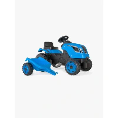 Bild av Smoby Farmer Traktor XL + Släpvagn, Blå