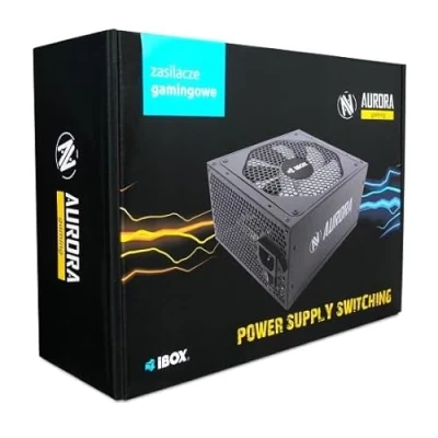 Bild av iBOX Aurora Strömförsörjning 600 Watt 140 mm ATX 2.03 80 Plus