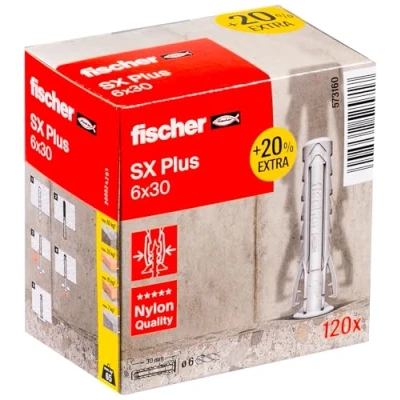 Bild av fischer Multi material nylonankel SX Plus 6x30 + 20% extra innehåll gratis/låda med 120 st