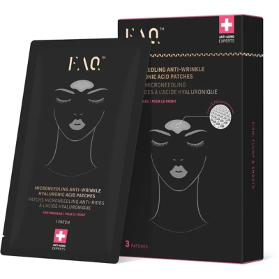 Bild av FAQ Swiss Microneedling Anti Wrinkle Hyaluronic Acid Patches For Forehead 3 pcs