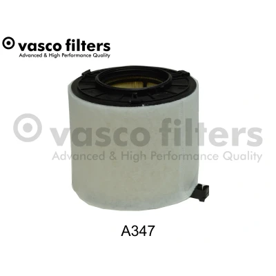 Bild av DAVID VASCO A347 Filtre à air 152mm 180mm cylindrique Cartouche filtrante avec préfiltre AUDI: A4 B9 Avant, Berline, Q5