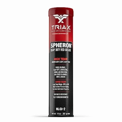 Bild av TRIAX Spheron Fett Röd, Super Heavy Duty, Temp. Mycket hög upp till 204 C, Ultralim, Extremt tryck