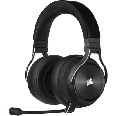 Bild av CORSAIR VIRTUOSO RGB WIRELESS XT: Skiffergrått gamingheadset med spatialt hifi ljud