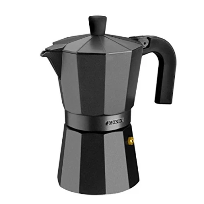 Bild av Monix Vitro Noir Aluminium non stick 1 kopp kaffebryggare, svart, 30 x cm