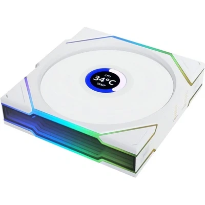 Bild av Lian Li UNI FAN TL Wireless LCD Reverse Chassi fläkt 120mm Vit 33 dBA