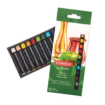 Bild av Derwent ACADEMY OIL PASTELS 12 different colours