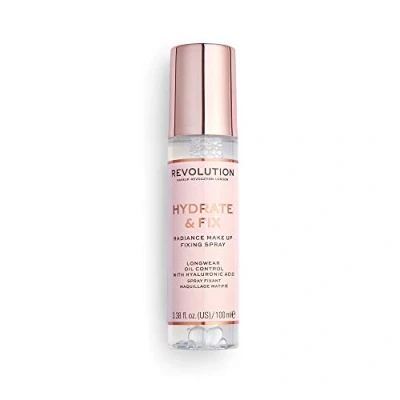 Bild av Makeup Revolution Hydrate &amp; FIX Fixing Spray Fixeringsspray puder, Storlek: 100 ml,