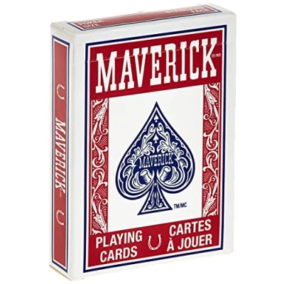 Bild av MAVERICK Spelkort med standardindex, 1 ct (färgerna kan variera)