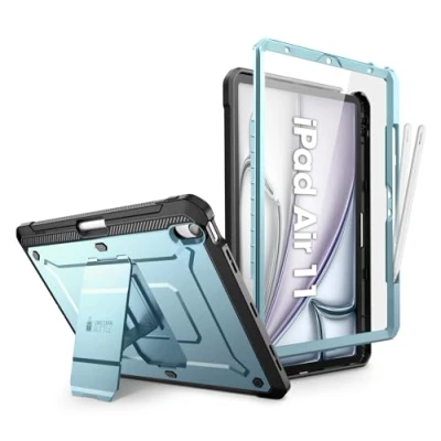Bild av SUPCASE Fodral för iPad Air 11 tum 7:e Generation M3 2025, [med Skärmskydd och Ställ] 7:e/6:e/5:e/4:e (11/10,9 tum, 2025/2024/2022/2020), Blå