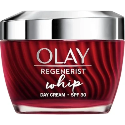 Bild av Olay Regenerist Whip Crema Facial De Día Ligera Con SPF 30 Y Acabado Mate, Vitamina B3 &amp; Niacinamida, Hidrata Durante 24H, 50ml