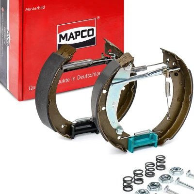 Bild av MAPCO 9820/1 Kit de freins, freins à tambours Essieu arrière avec accessoires, sans cylindre roue FIAT: Punto I 3/5 portes, LANCIA: Y, DELTA 2