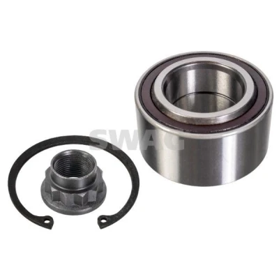 Bild av SWAG 33 10 2797 Hjullagersats framaxel vänster, höger med inbyggd magnetisk sensorring, ABS sensorring 69mm Koniskt kullager TOYOTA: Aygo