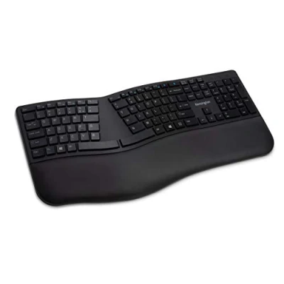 Bild av Kensington Pro Fit Ergo Wireless Keyboard Tangentbord Amerikansk Engelska Svart