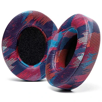 Bild av WC Wicked Cushions Ersättning för Beats Studio 2 &amp; 3 (B0501, B0500) med och utan tråd Not Fit SOLO Mjukare PU läder, förbättrat skum starkare lim Speed ​​Racer