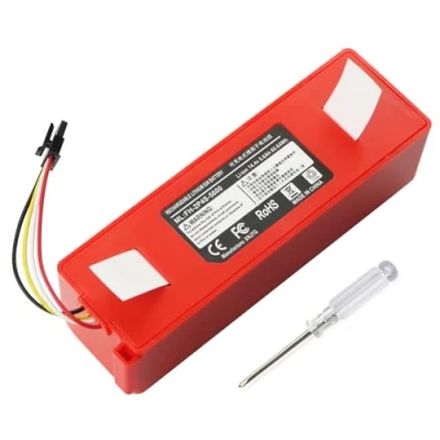 Bild av ANTIEE 80.64Wh Vacuum Cleaner Batterie pour Xiaomi Roborock T7 T60 BRR 2P4S Q7 Max Max+ S5 S51 S55 S6 Pure 5200S 5200D avec Aspirateurs 14.4V 5600mAh