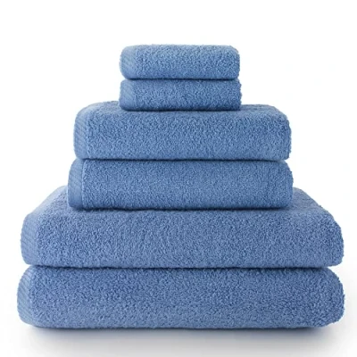 Bild av Towel Pack med 2 Handdukar, Bad eller duschhanddukar och Bidéhanddukar Handduksuppsättning 100% Bomull 500g/m2