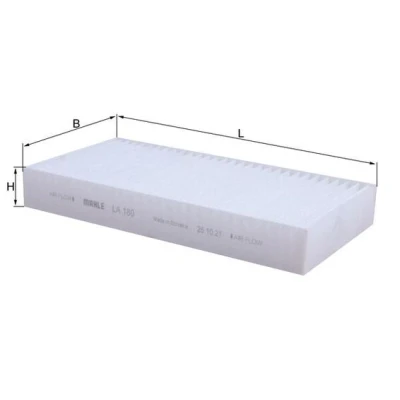 Bild av Filter, kupéventilation KNECHT LA 180
