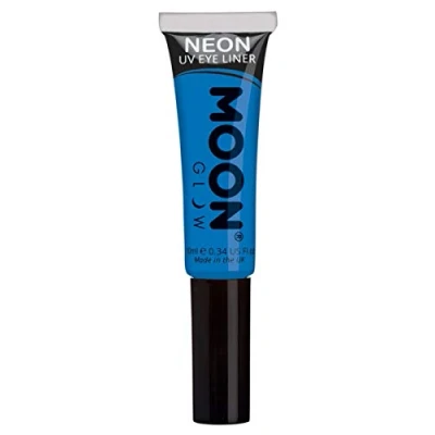 Bild av Moon Glow Neon UV eyeliner lyser intensivt under ljus, djupblå, 10 ml (1 st)
