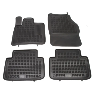 Bild av REZAW PLAST 200307 Ensemble de tapis sol Caoutchouc avant et arrière 4 noir AUDI: Q7