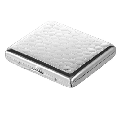 Bild av Acooruiteng cigarettfodral metall cigarettbox bärbar cigarett låda fodral 20 cigaretter för män kvinnor affärstillfällen