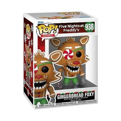 Bild av Funko POP! Games: Five Nights At Freddy&#039;s (FNAF) Gingerbread Foxy Samlingsbar vinylfigur Presentidé Officiell Merchandise Leksaker för barn och vuxna