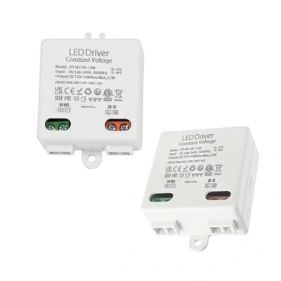 Bild av 2 st LED transformator mini 12 V/DC, V/DC W transformator, driver likströmsdrivrutin, 010 minitransformera 2, lampor belysning elektronisk