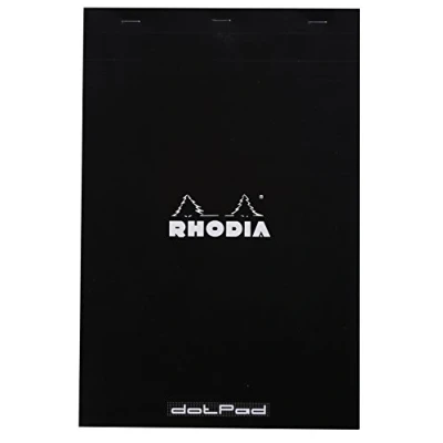 Bild av Rhodia 19559AMZC DotPad, Dot Grid, 210 x 318 mm, 80 ark, 1 st svart