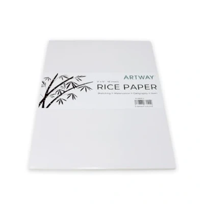 Bild av Artway 2302287 Rispapper, Vit, ‎30.5 x 23 0.5 cm