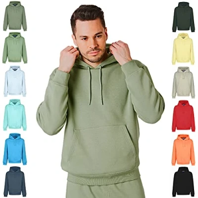 Bild av Ript Essentials by Performance RCSWT763 męska bluza z kapturem miękka w dotyku kapturem, khaki, M