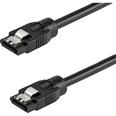 Bild av StarTech.com 30 cm (12 tum) rund SATA kabel låsningskontakter 6 Gbs datakabel SATRD30 cm)