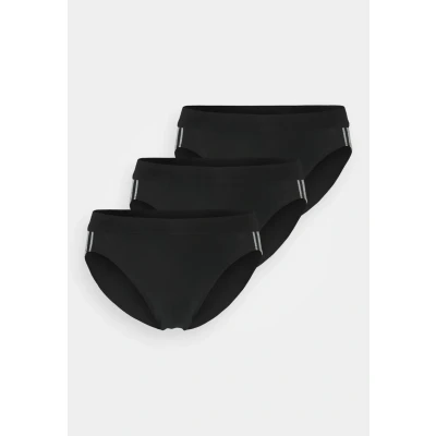 Bild av Schiesser 3PACK Slip Organic Cotton Softbund 95/5 Stretch Briefs, Storlek: Small, Schwarz