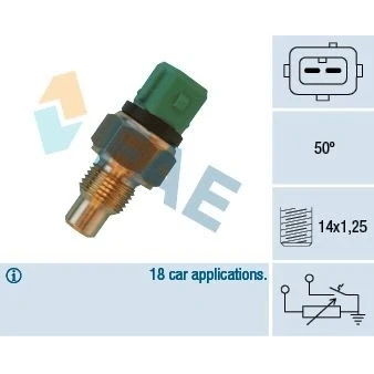 Bild av Kylvätsketemperatur sensor, citroën,fiat,peugeot, 1338.85, 4545A3, 5 42 140, 8731.R8, 91032969, 9625202480, 9640921980
