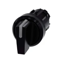 Bild av Siemens Illuminable selector switch 22 mm round plastic black