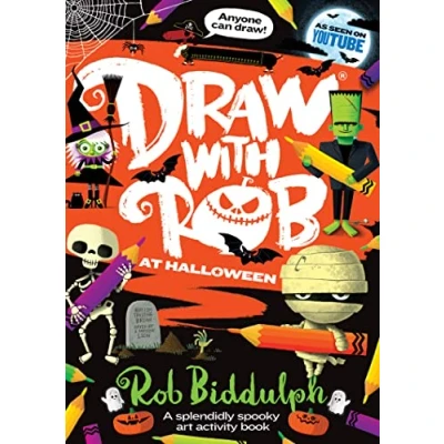 Bild av Draw With Rob at Halloween: The Number One bestselling art activity book series from internet sensation Biddulph