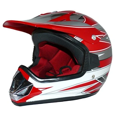Bild av Protectwear Cross hjälm MaX Racing röd glans V310 RT storlek 2XS (ungdom M) 51/52 cm