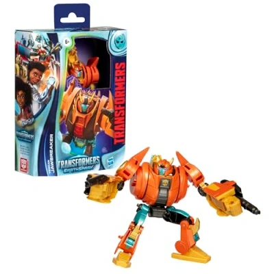 Bild av Transformers EarthSpark Deluxe Class Terran Jawbreaker 5 tums robot actionfigur, konverterar i 16 steg, interaktiva leksaker för pojkar och flickor 6 uppåt