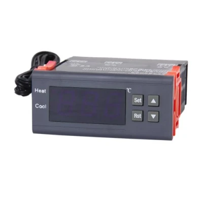 Bild av 220 V AC 10 A digital LCD temperaturstyrningstermostat med sensor MH1210B