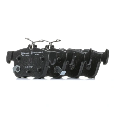 Bild av VALEO 302430 Jeu de plaquettes frein Essieu arrière contact signal d&#039;usure inclus sans tôle anti bruit FORD: Mondeo 5, 5 Kombi, S Max Mk2