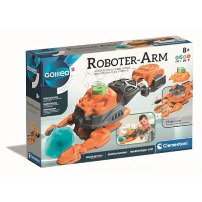 Bild av Clementoni Galileo Robotics robotarm, robotteknik för små ingenjörer, mekanik och teknik, leksaker barn från 8 år, 59328