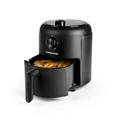 Bild av GOURMETmaxx Varmluftsfritös, 2,3 l luftfryer med timerfunktion (60 minuters timer) Nästan utan olja förvärmning och varmhållning 1 000 W &amp; 8 i 18 funktioner en enhet