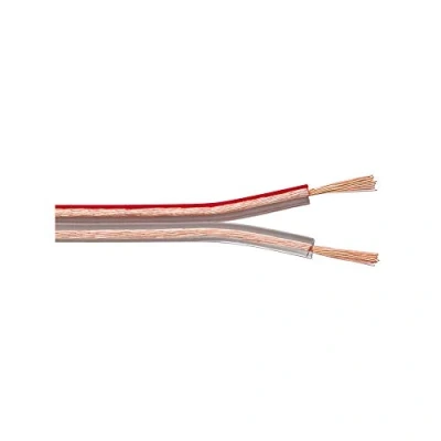 Bild av Goobay 15131 Högtalarkabel 2 x 2,5 mm² koppar tråd/boxkabel ljudkabel meter/högtalarkabel kopparkabel/subwoofer kabel/transparent 25 m