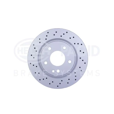 Bild av HELLA PRO 8DD 355 110 211 Disque de frein 276 22 05/06 112 ventilé l&#039;intérieur, troué revêtu sans boulon fix roue, moyeu roue
